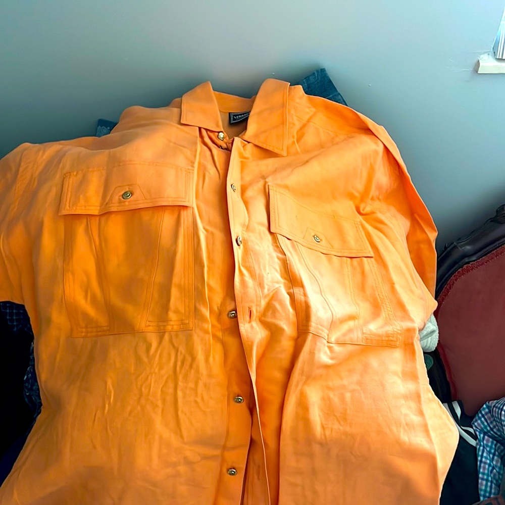 Versace button down